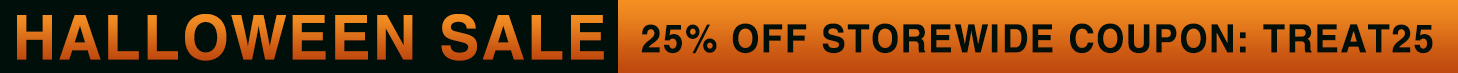 Save 25% at checkout with TREAT25 - sale ends October 4th