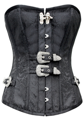 Managed Mischief Licorice Black Corset