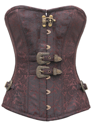Managed Mischief Chocolate Brown Corset