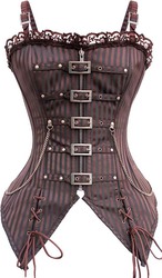 Lolita's Chocolate Tailcoat Brown Corset