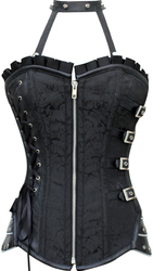 Midnight Choker Corset Black Corset