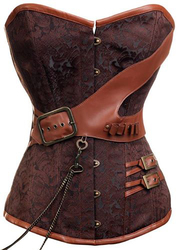 Utility Steampunk-Brown Corset