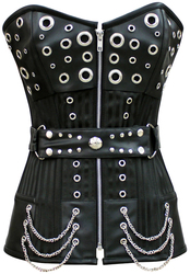 Aggressive Assassin Black Corset