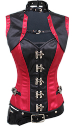 Alustrial Ruby Storm Red Corset