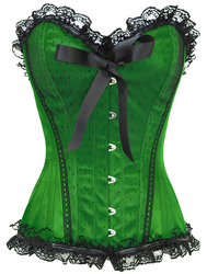 Pinup Doll Green Corset