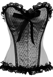 Pinup Doll White Corset