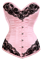 Dragon Lace Cupcake Pink Corset
