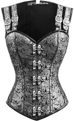 Double-Barreled Tinker Silver Swan Corset