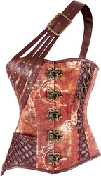 Dragonstone Steampunk Brown Corset