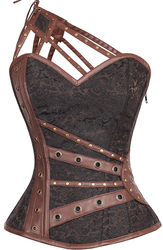 Dragon Heart Brown Corset