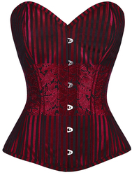 Floral Crown Rouge Red Corset