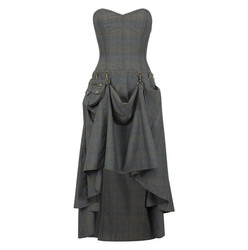 Lady Shockley's Corset Dress - Smoke
