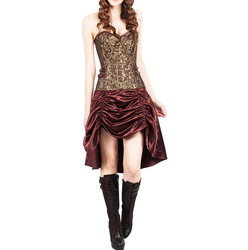 Gilded Floral Guard Corset Dress
