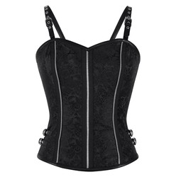 Vixen Top - Zippered Midnight