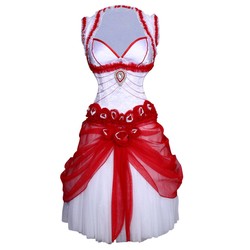 Starfire Burlesque Corset Dress