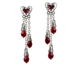 Bleeding Passion Drops Earrings