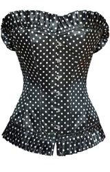 Sample-Size 28-Ruffled Polkadot Doll Corset 